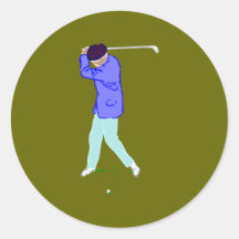 Golfspieler Golfer golf player Stickers