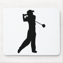 Golfspieler mousepads