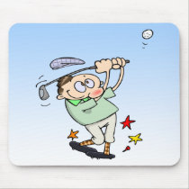 Golfspieler Mousepad mousepads