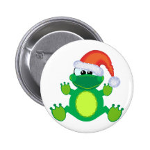 goofkins Sankt-Weihnachtsfrosch Anstecknadel