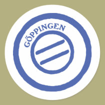 Göppingen Posten stempel aufkleber