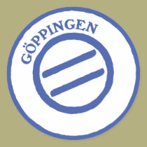 Göppingen Posten stempel aufkleber