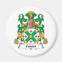 Gosset Familienwappen Kühlschrankmagnete