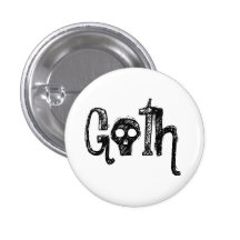 Goth Anstecknadelbutton
