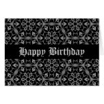 Gotische Eleganz alles Gute zum Geburtstag Grußkarte