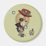 gotische laveau Heißluftballon steampunk Kunst Kühlschrankmagnet