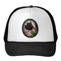 Gotische tote Rose Baseballcaps