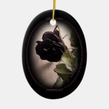 Gotische tote Rose Weihnachtsornament