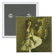 Gotischer feenhafter Knopf Anstecknadelbuttons