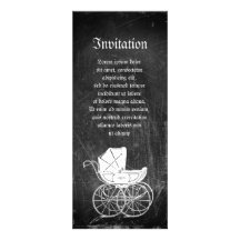 Gotischer Kinderwagen Individuelle Ankündigung