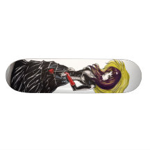 Gotisches Purrr Personalisiertes Skateboard