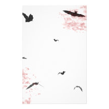 Gotisches Vampirs-Schläger-Briefpapier Personalisiertes Büropapier