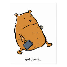 gotowork. postkarte
