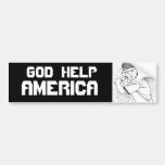 Gott-Hilfe Amerika! Auto Aufkleber