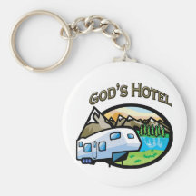 Gott-Hotel Schlüsselanhänger