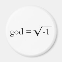 Gott ist eingebildet kühlschrankmagnete