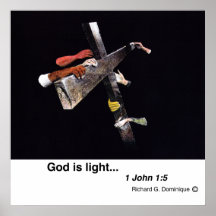 Gott ist Licht Plakat