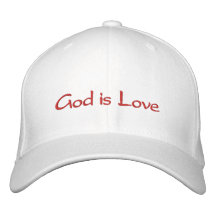 Gott ist Liebe Besticktes Baseballcap