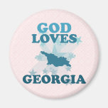Gott-Lieben Georgia Kühlschrankmagnet