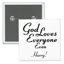 Gott-Lieben Harry! Anstecknadelbutton