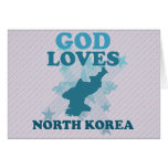 Gott-Lieben Nordkorea Grußkarten