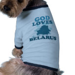 Gott-Lieben Weißrussland Haustiershirt