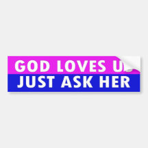 Gott-Lieben wir Autosticker