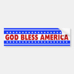 Gott segnen Amerika 3 Autosticker