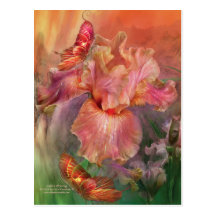 Göttin der Frühlings-Kunst-Postkarte