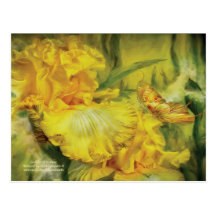 Göttin der Sommer-Kunst-Postkarte