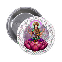 Göttin Lakshmi Mandala Buttons