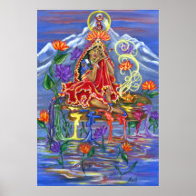 Göttin-Plakat