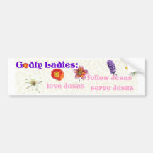 Göttliche Damen Autosticker