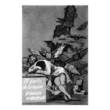 Goya der Schlaf des Grundes produziert Monsterdruc Fotodrucke
