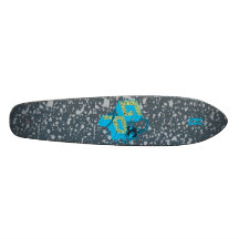 "Gp-Krümel-Störsender" Grau Individuelle Skateboarddecks