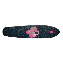 "Gp-Krümel-Störsender" Schwarzes Skateboard Brett