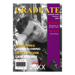Graduation Photo Magazine Cover Invitation