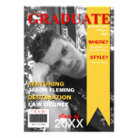 Graduation Photo Magazine Cover Invitation