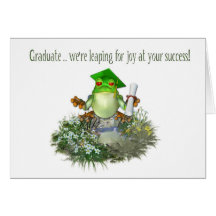 Graduierter Frosch Karten