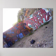 GRAFF MIT RUCKSACK PLAKAT
