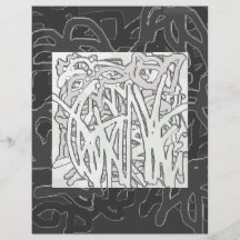 Graffiti-Dschungel-Flyer