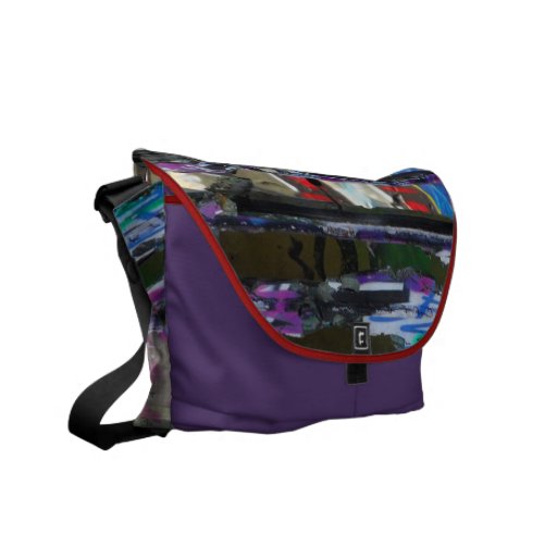 "Graffiti-Fenster-" - Bote-Tasche Kurier Tasche