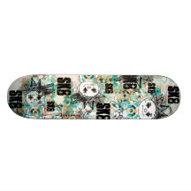 Graffiti-Rauten-Typ +Text-Skateboard Skateboardbrett