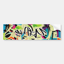Graffiti-Salat Autoaufkleber