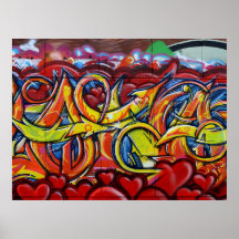 Graffitifarbe Plakate