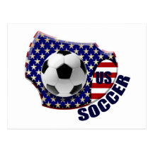 Grafik-Grafikgeschenke USA-Fußballs abstrakte Postkarte