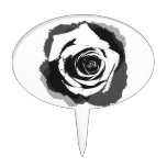Grafische Schwarzweiss-Rose
