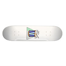 Grafischer Bildentwurf der Seil-Spannungs-Trommel Skateboarddeck