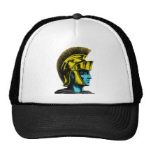 Grafischer römischer Gladiator Trucker Caps