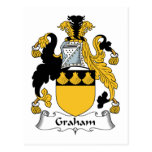Graham-Familienwappen Postkarte